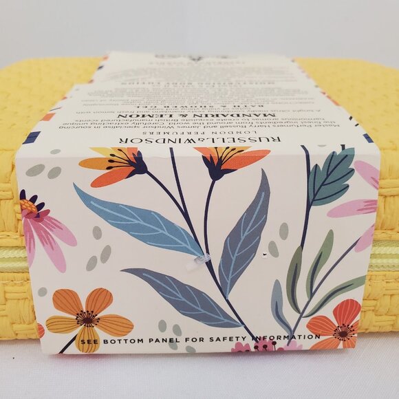 Russell & Windsor LONDON PERFUMERS LUXURY BATH SET Mandarin Lemon Candle Lotion - Picture 8 of 14